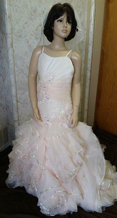 mermaid flower girl dress