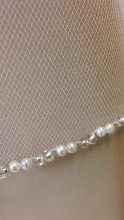 short flower girls veil