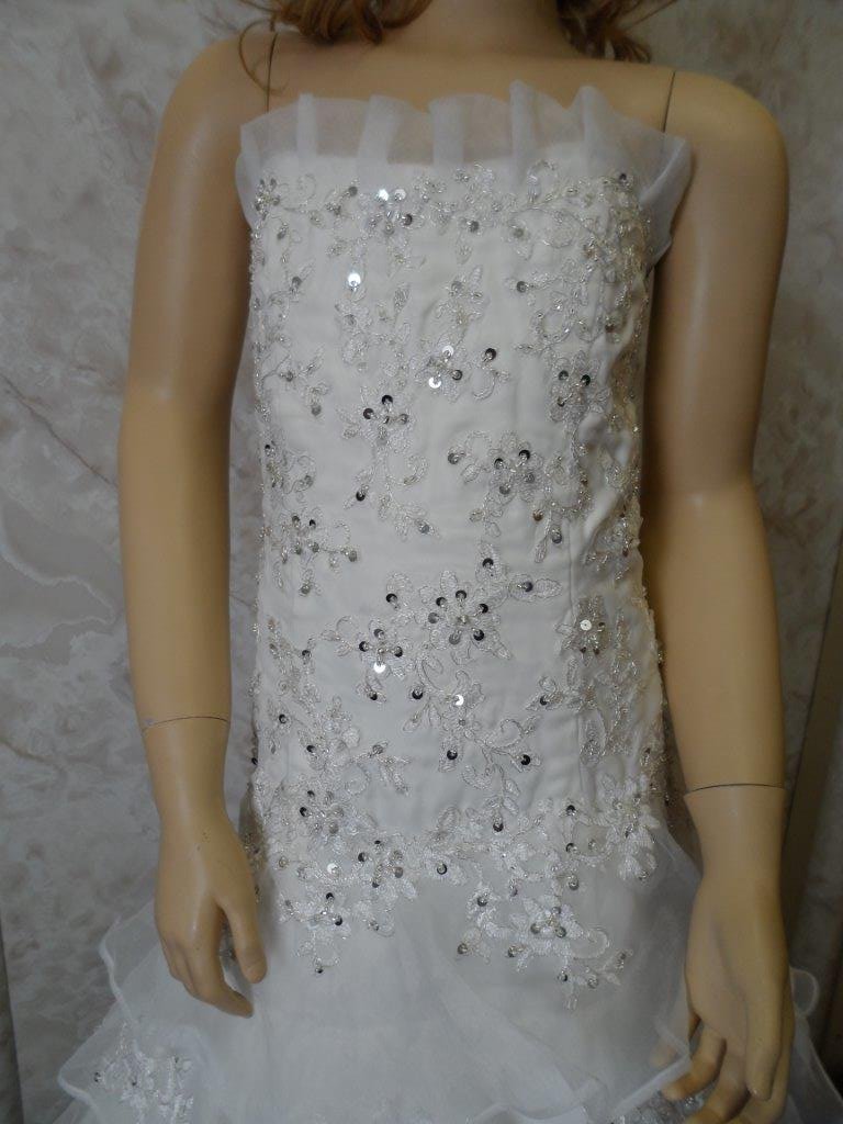 applique flower girl dress