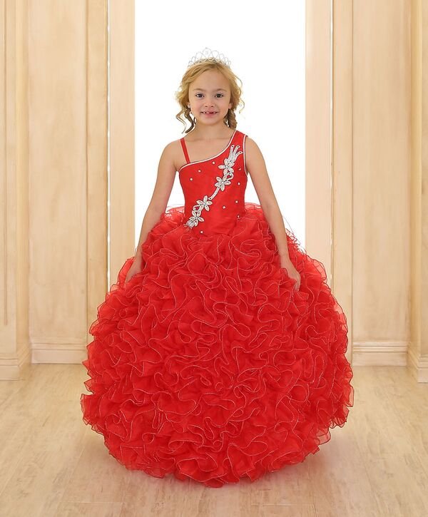 red girls ball gowns
