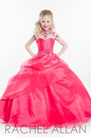 girls fuchsia pageant dresses