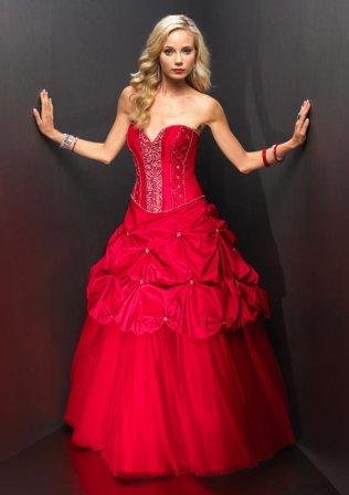 red quinceanera dresses