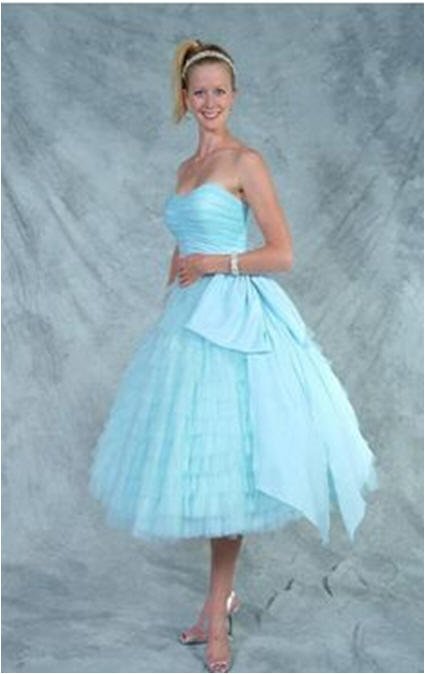 short ball gown