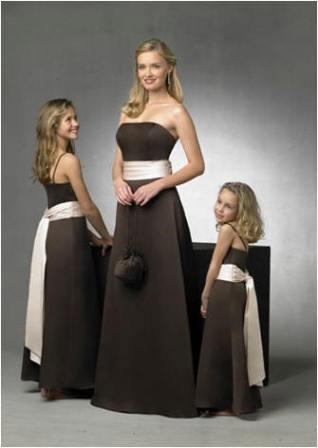 prom dresses chocolate color 