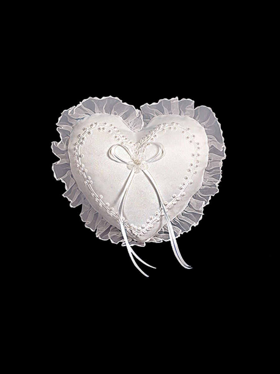 Heart ring bearer pillow