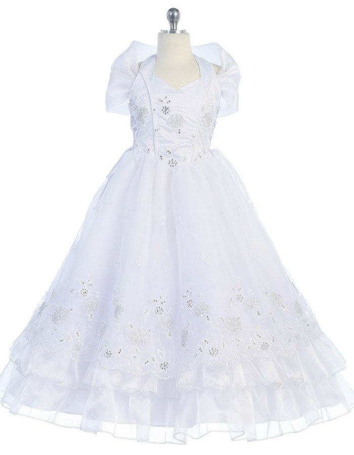 Long White Communion dresses
