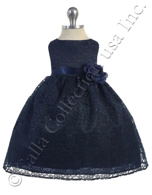 navy yellow lace baby special occasion dresses
