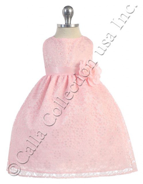 pink lace baby special occasion dresses