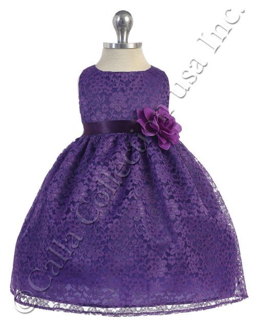 purple lace baby special occasion dresses