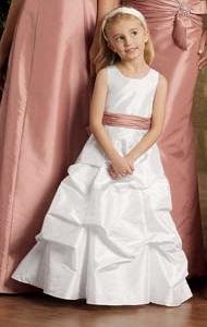 pick up dress with pink sash