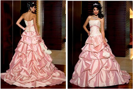 Bridal Gowns with color
