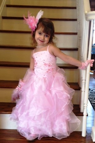 pink prom dresses young girls