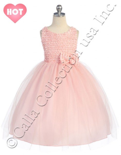 girls pink dresses