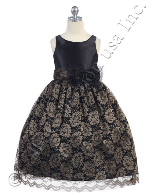 little girls lace christmas dress