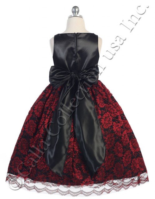 little girls lace christmas dress