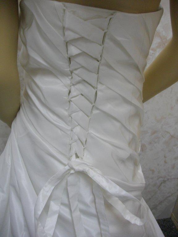 A Line Floor Length miniature wedding gown.