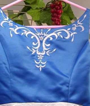royal blue bodice