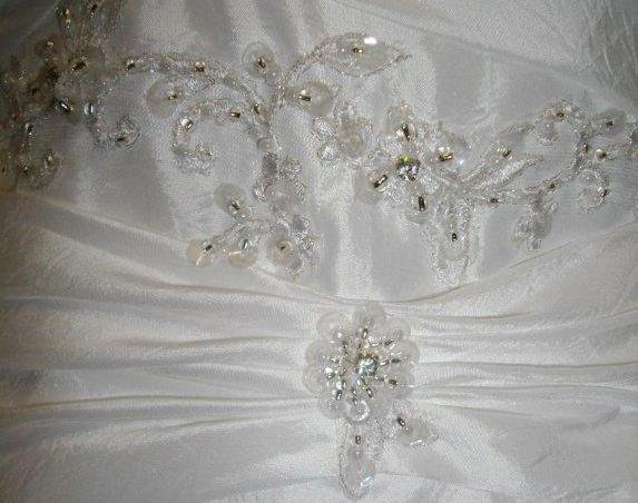 skirt appliques and beading