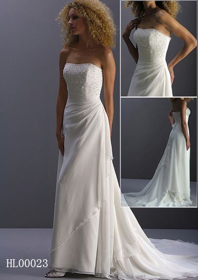 Ruched Wedding Gown Styles.