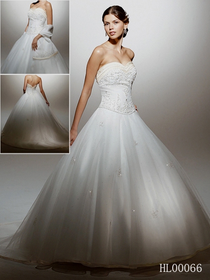 Cinderella ball gown wedding dress