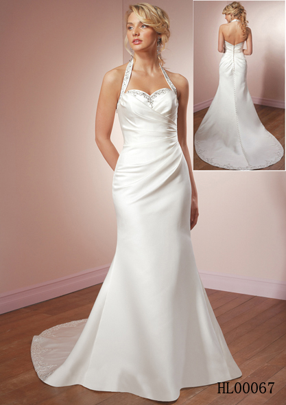 halter bridal gowns $350