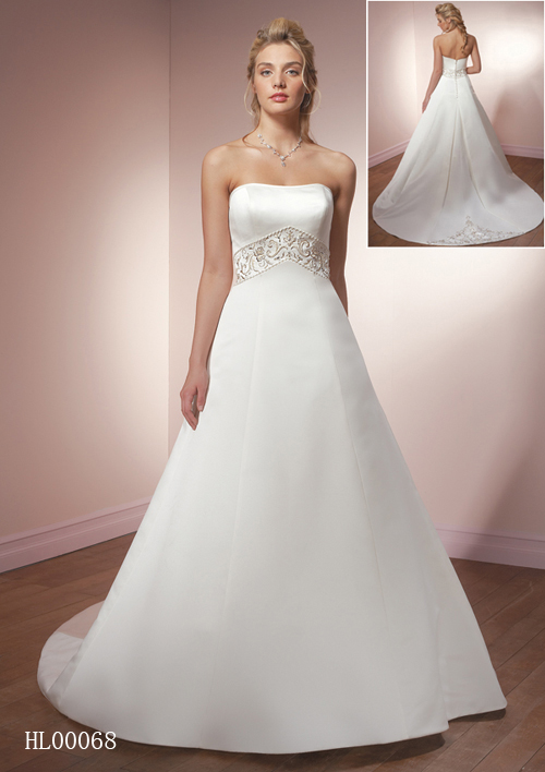 empire bridal gown