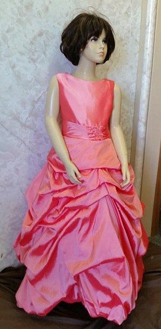 coral flower girl dresses