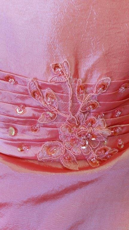 coral flower girl dresses