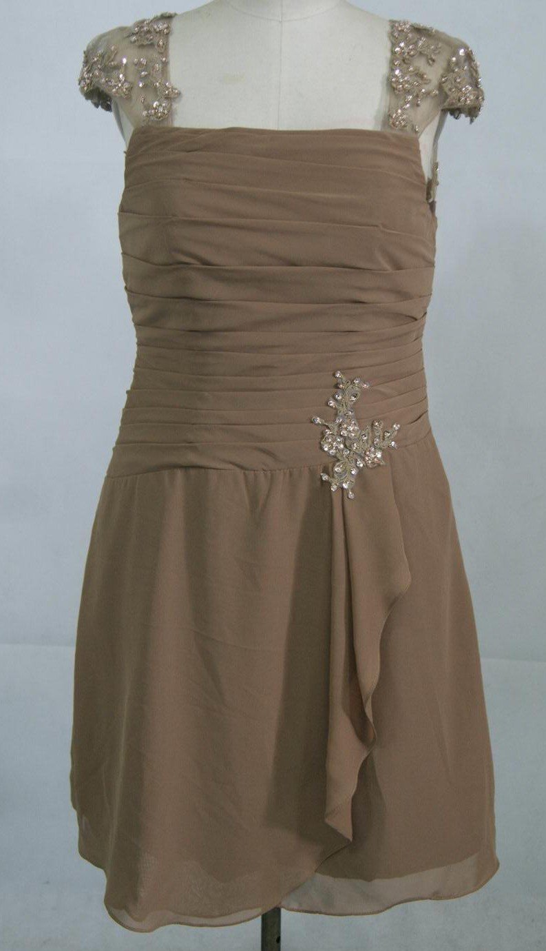 mocha mother of the groom dress