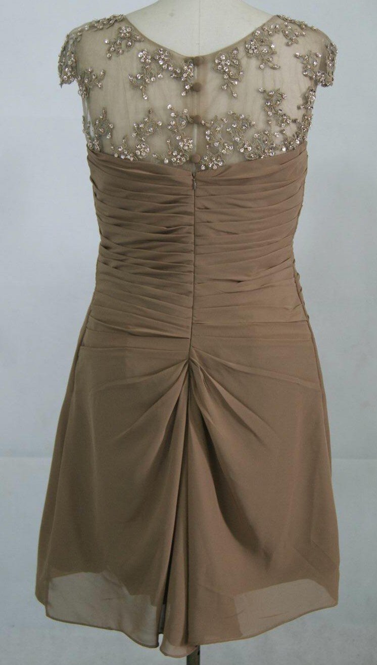 mocha mother of the groom dress