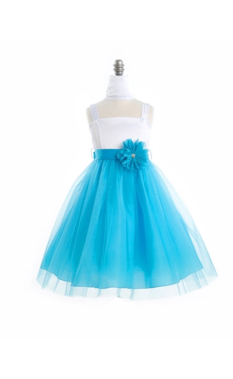 girls turquoise dress