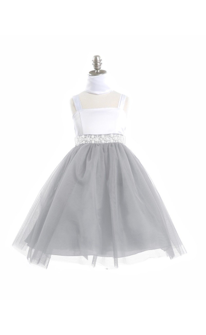 girls silver skirt dress