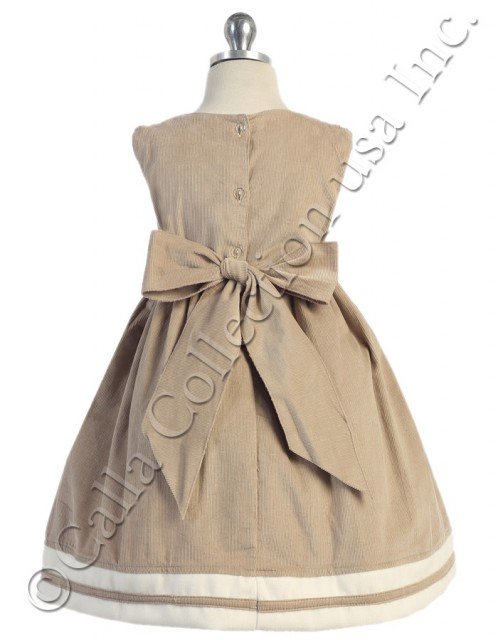 Corduroy dress and jacket