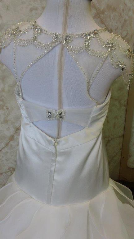 open back flower girl dresses