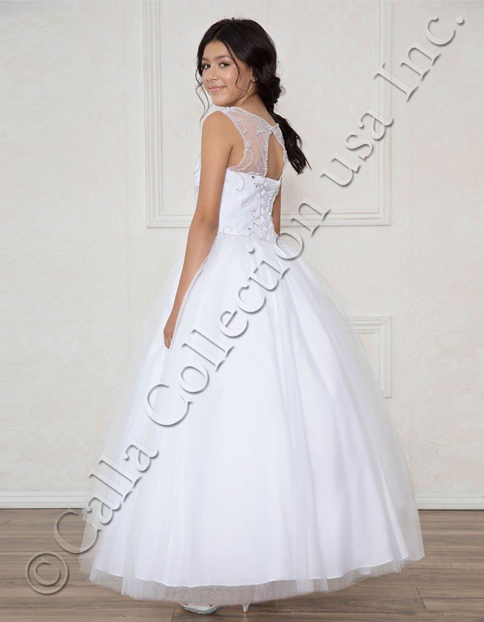 Girls White Formal
