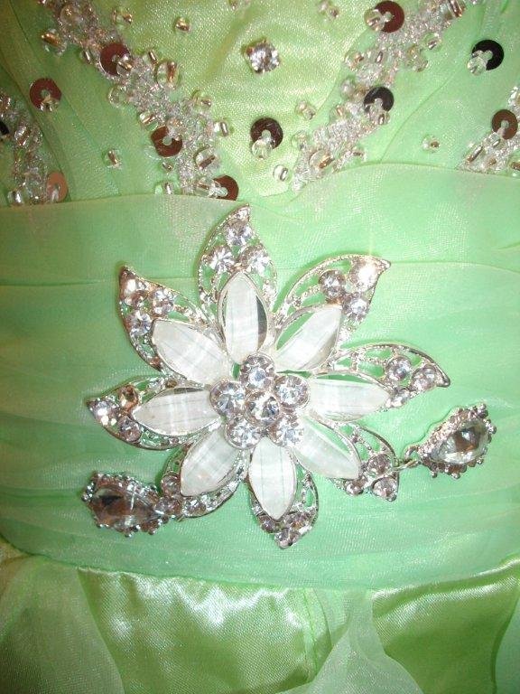 Lime green pageant dresses for teens