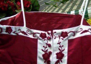 apple red with white