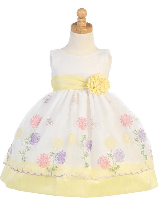 girls yellow easter dresses