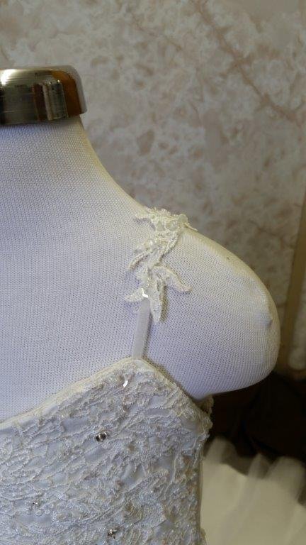 beaded wedding dress appliques