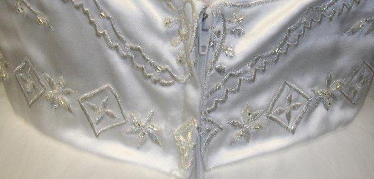 back embroidery details