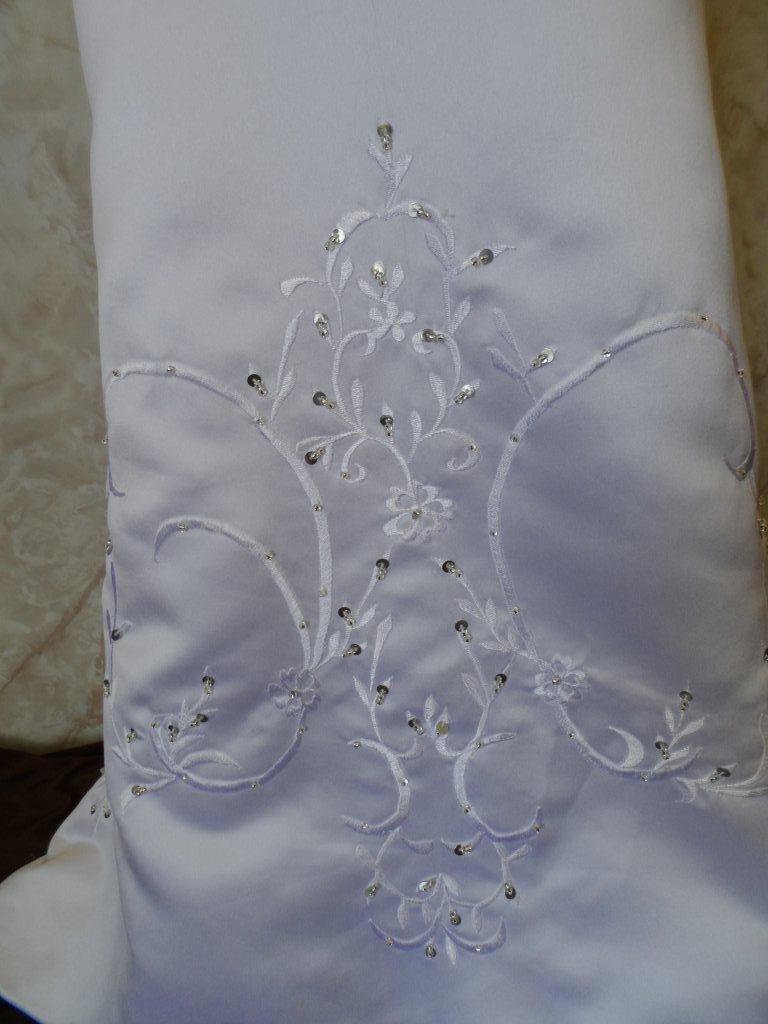 bridal gown and matching Flower girl dress