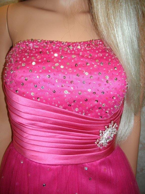 sparkly prom dress