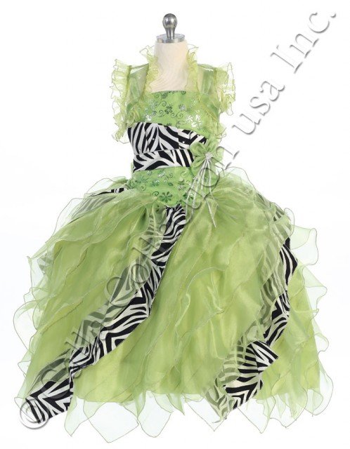 lime Girls Pageant dresses