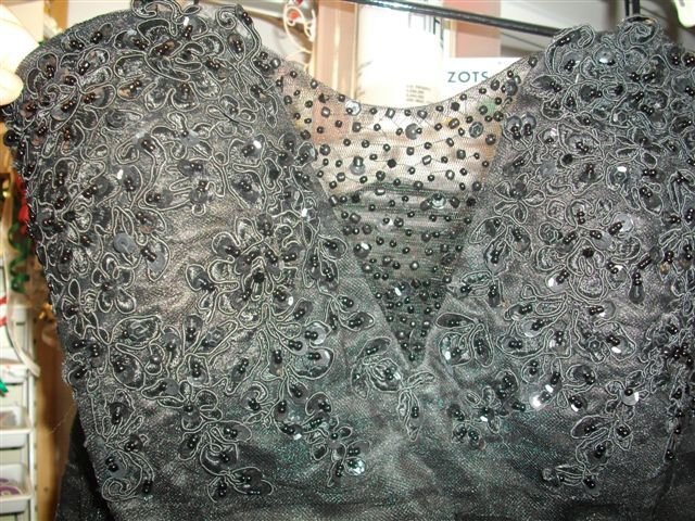 pageant gown sequins and beading