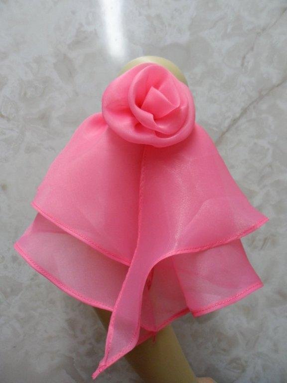 off shoulder sleeve rosette