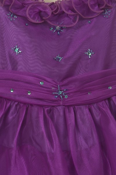 Infant and toddler purple ball gowns 