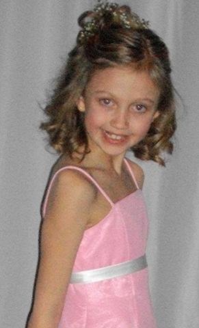 Long Pink Spaghetti Strap Flower Girl Dresses