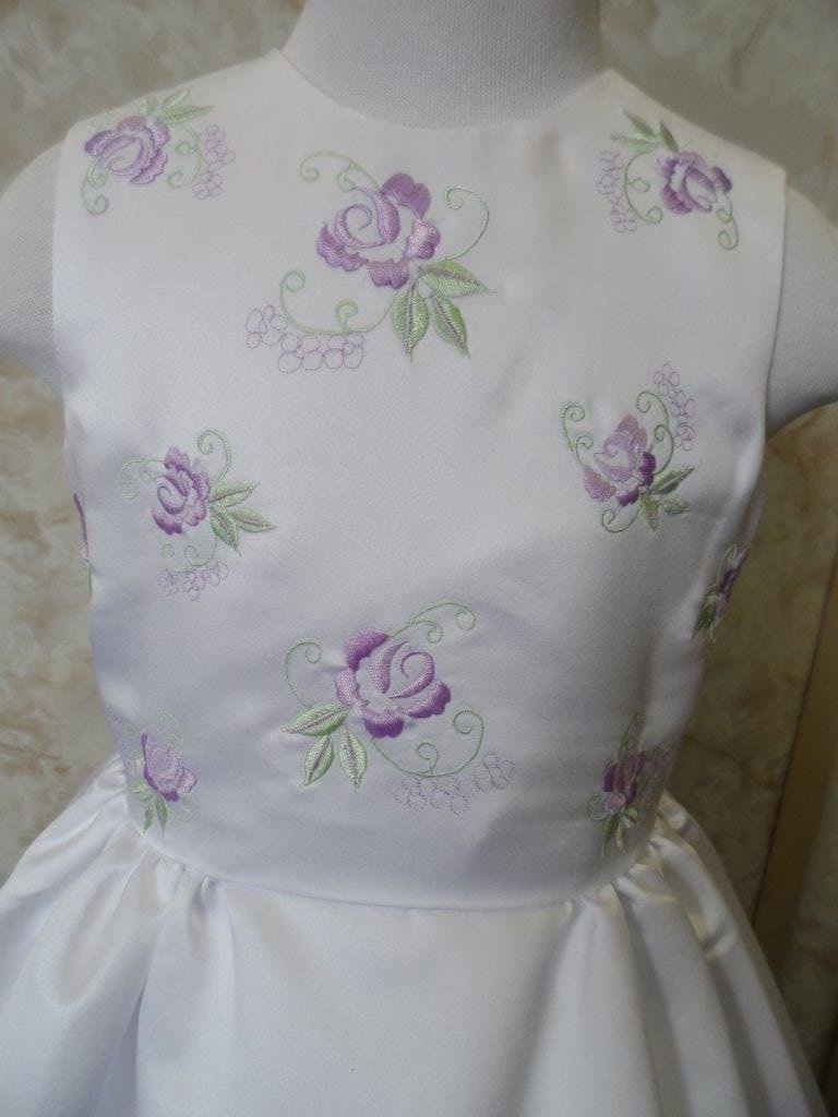 Lavender and Sage Flower girl dresses $50.00.