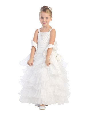 white girls pageant dresses